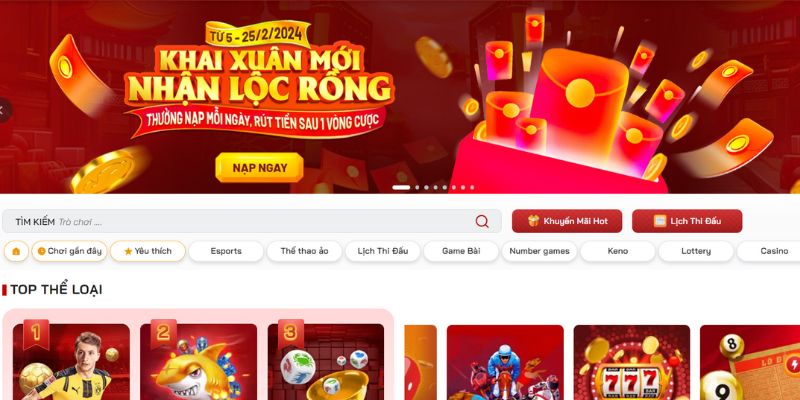 Các sản phẩm hiện đang được bày bán trên trang web chính thức của 777King - 777King
